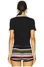 view 3 of 4 Allea Top in Multi Crochet Stripe