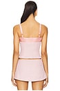 view 3 of 4 Evelyn Top in Pink Lemonade