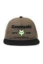 view 1 of 2 x Kawasaki Snapback Hat in Olive Green