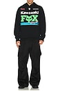 view 4 of 4 x Kawasaki Hoodie in Black