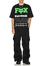 view 4 of 4 x Kawasaki Oversized Tee in Black