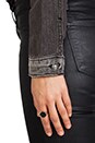 view 7 of 7 Armanda Denim Jacket in Dirty Black