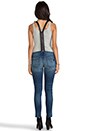 view 3 of 5 Hipster Overall with Leather Strap in Japan Blue
