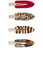 view 1 of 2 Wild Child Hair Clips Set in Multi