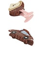 view 2 of 3 Cafe Claw Clip Set in Multi