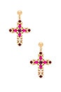 view 1 of 2 Madonna Earrings in Purple