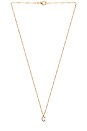 view 1 of 2 C Initial Necklace in Gold