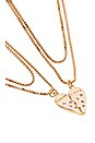 view 5 of 5 Better Together Necklace Set in Gold