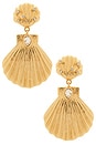 view 1 of 2 Catalina Earrings in Gold