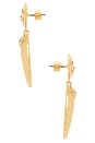 view 2 of 2 Catalina Earrings in Gold