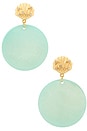 view 1 of 2 Oahu Earrings in Gold & Blue