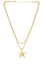 view 1 of 2 Sea Star Necklace in Gold