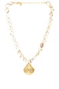 view 1 of 2 Catalina Necklace in Pearl & Gold