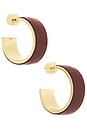 view 1 of 3 Croc Hoops in Merlot