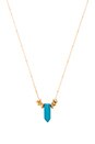 view 1 of 2 Rock n Roll Necklace in Turquoise