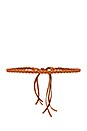 view 2 of 2 Braided Leather Choker in Cognac