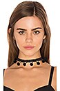 view 1 of 2 Pom Pom Choker in Black