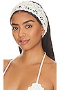 view 1 of 3 Amore Crochet Headband in White