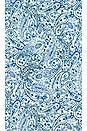 view 3 of 4 Heidi Headscarf in Blue Paisley