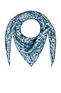 view 4 of 4 Heidi Headscarf in Blue Paisley