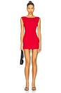 view 1 of 3 Leila Pointelle Mini Dress in Red Rose
