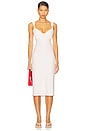 view 1 of 4 Gem Crepe Midi Dress in Red Dot