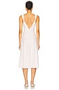 view 3 of 4 Gem Crepe Midi Dress in Red Dot