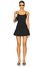 view 1 of 3 Alia Cotton Mini Dress in Black