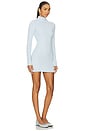 view 2 of 3 Date Night Ribbed Knit Mini Dress in Daydream