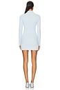 view 3 of 3 Date Night Ribbed Knit Mini Dress in Daydream