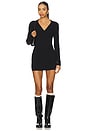 view 1 of 3 Jade Cloud Knit Mini Dress in Black