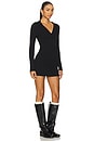 view 2 of 3 Jade Cloud Knit Mini Dress in Black