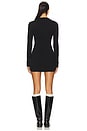 view 3 of 3 Jade Cloud Knit Mini Dress in Black