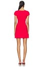 view 3 of 4 VESTIDO ELIZA CLOUD KNIT MINI in Cranberry