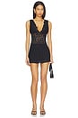view 1 of 3 MINIVESTIDO MOON LACE in Black