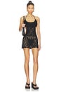 view 1 of 3 X JENNIE Gabriella Crochet Mini Dress in Black