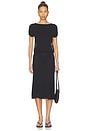view 2 of 3 X JENNIE Rosalie Knit Midi Dress in Black
