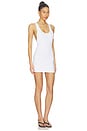 view 1 of 5 X JENNIE Bianca Cotton Jersey Mini Dress in Optic White