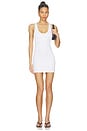 view 2 of 5 X JENNIE Bianca Cotton Jersey Mini Dress in Optic White