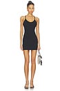 view 2 of 4 X JENNIE Carla Cotton Jersey Mini Dress in Black