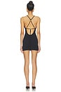 view 4 of 4 X JENNIE Carla Cotton Jersey Mini Dress in Black