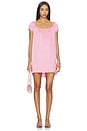 view 1 of 3 Bo Silk Mini Dress in Sunset Pink