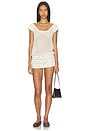 view 1 of 3 Moss Crochet Mini Dress in Sand Dollar