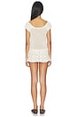 view 3 of 3 Moss Crochet Mini Dress in Sand Dollar