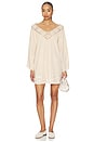 view 1 of 3 VESTIDO RIVIERA COTTON GAUZE in Peach