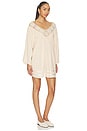 view 2 of 3 VESTIDO RIVIERA COTTON GAUZE in Peach