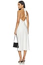 view 1 of 3 Darcy Satin Midi Dress in Sleepy Angel