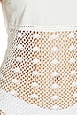 view 4 of 4 X JENNIE International Angel Crochet Mini Dress in Optic White