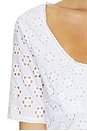 view 5 of 4 X Devon Lee Carlson Lee Eyelet Mini Dress in Fluff