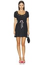 view 1 of 5 X Devon Lee Carlson Marie Chiffon Babydoll Dress in All Nighter